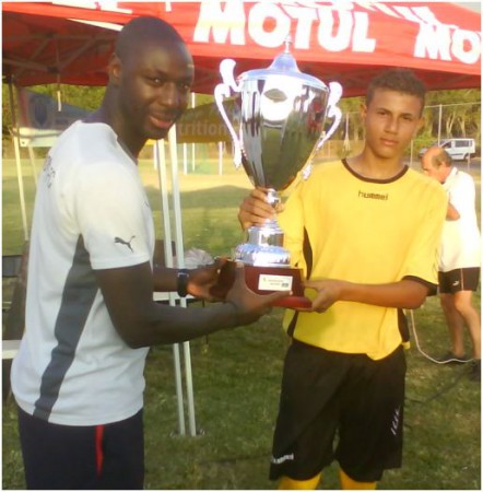 S.Camara au Tournoi des recruteurs de l'EF St Gilles (Réunion)